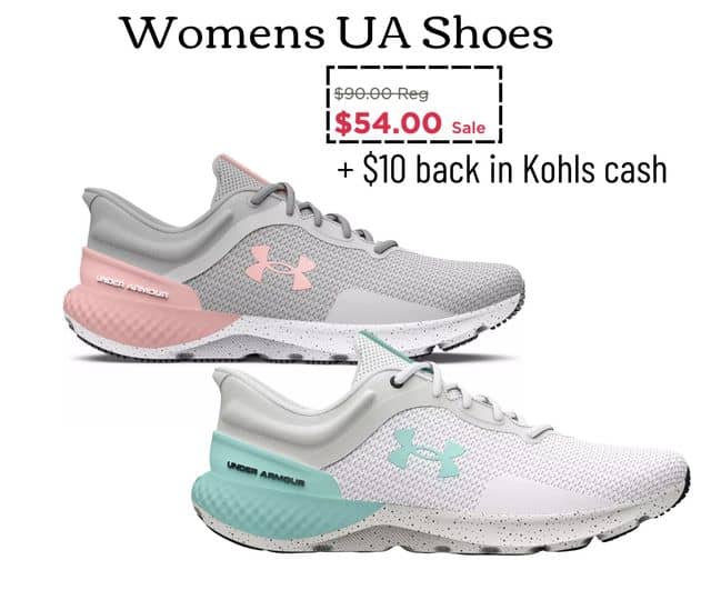 These Women’s Under Armour shoes are just $54!!!