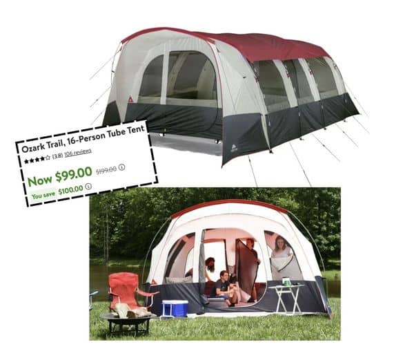 PRICE DROP on this 16 person tent! Just $99!!