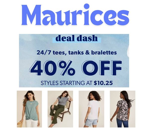 GREAT deals at Maurices today!!