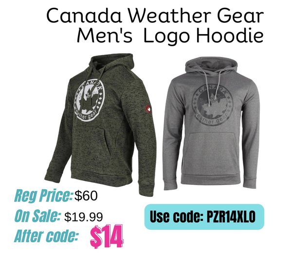 Canada Weather Gear Men's Logo Hoodie!!