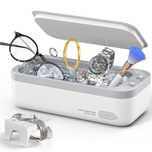 These ultrasonic cleaners are great for jewelry/dentures/Invisalign!