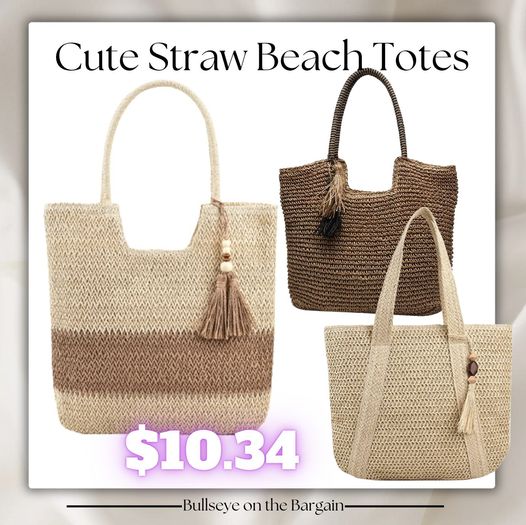 CUTE beach bags!!!! About $10!!!