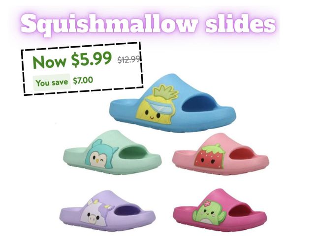 Squishmallow Slides just dropped to $5.99!!!!!