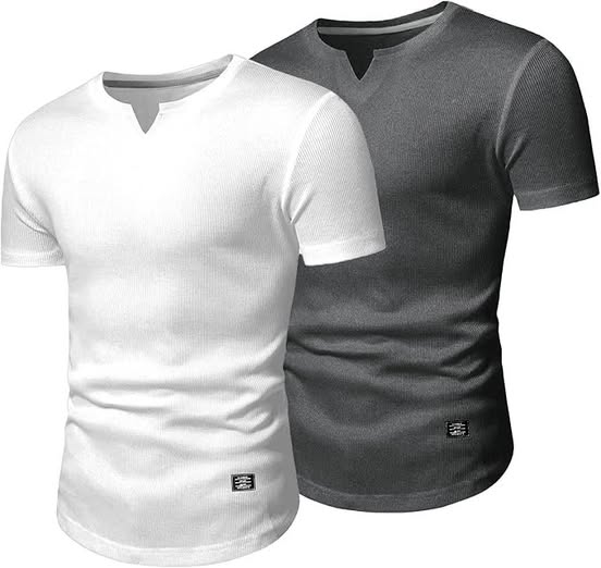 This Men’s Muscle Slim V-Neck Henley Shirt is 55% off