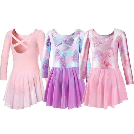 This girls’ ballet leotard is adorable for dance class 45% off