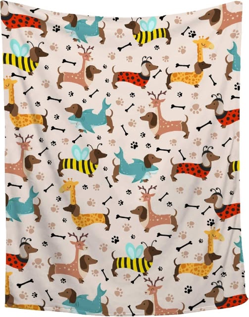 This Dachshund Blanket drops 50%off