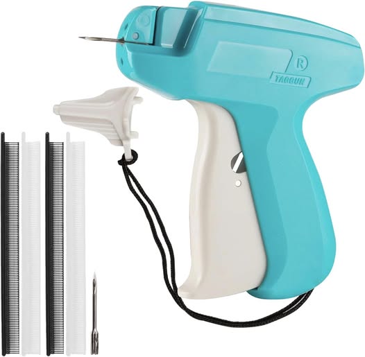 This handheld stitch gun is so handy for quick clothing fixes