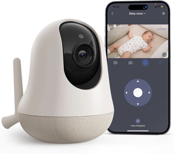 This 2K Smart WiFi Baby Monitor is 50% off