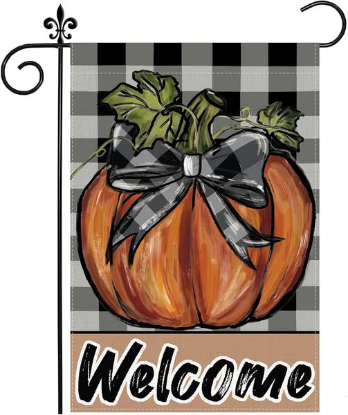 This Fall Garden Flag drops 40%off