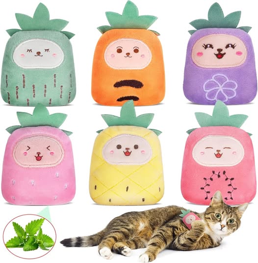 These CUTE Catnip Toys drops 40%off