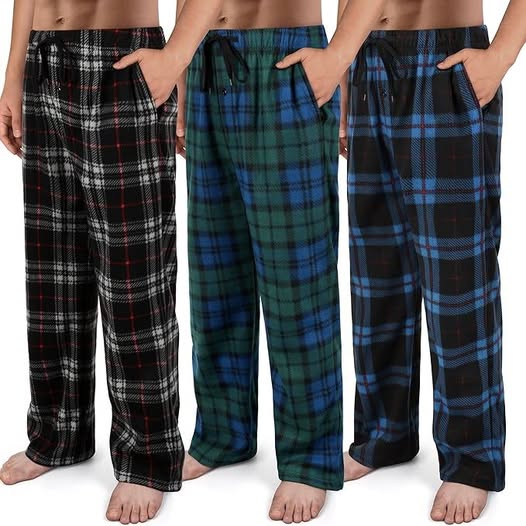 This 3 pack of pajama pants perfect for lounging.