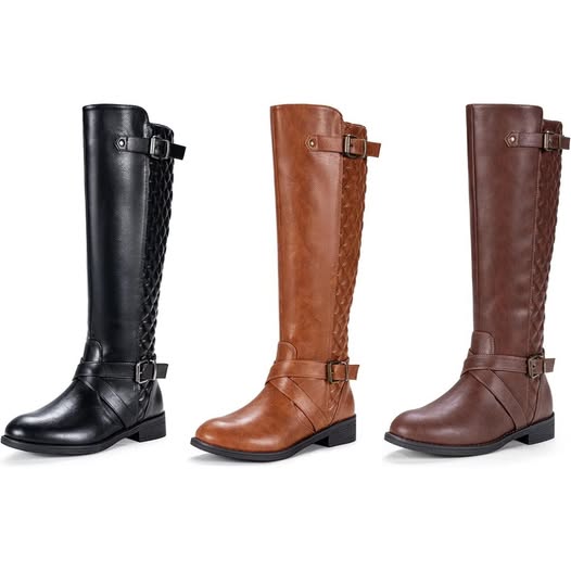 These Knee High Riding Tall Boots are 50% off
