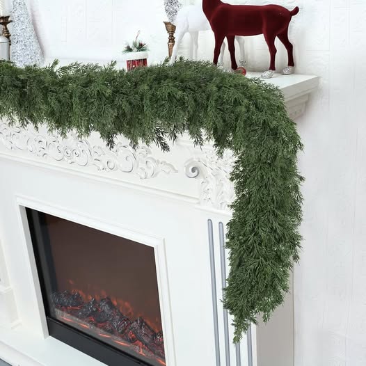 This 6 Ft Christmas Garland is 50% off