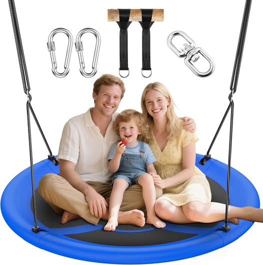 This 43″ saucer tree swing is such a hit with kids 73% off