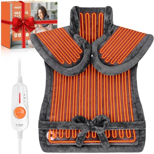 This Full Back Heating Pad has a 40% off coupon!