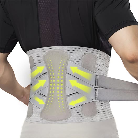 This Back Brace for Lower Back Pain Relief is 50% off
