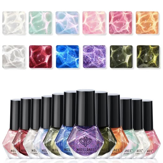 This nail polish set comes with 12 colors