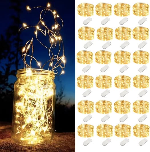 This 24-Pack Fairy Lights Set is 50% off