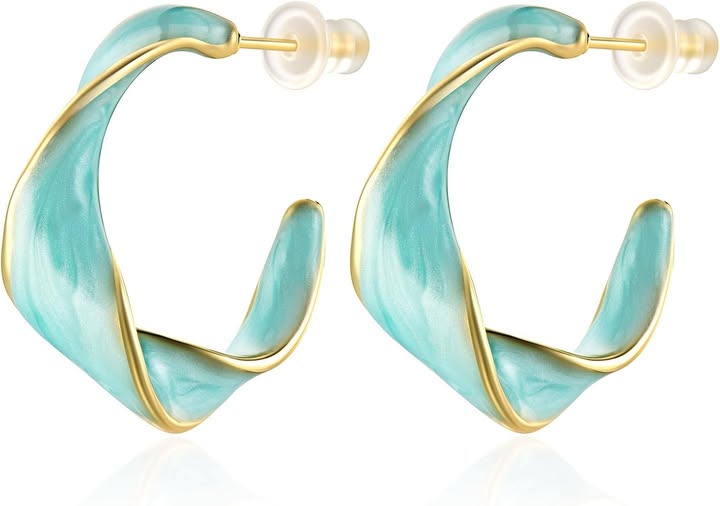 These GORGEOUS Bell Hoop Earrings drop 50%off