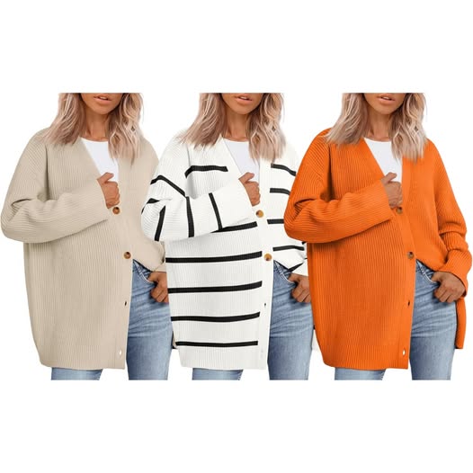 This oversized cardigan sweater so cozy for fall.