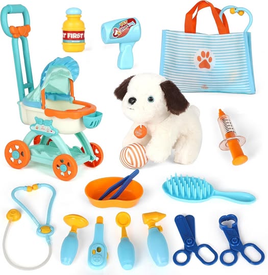 This Vet Playset has a 50% off coupon!