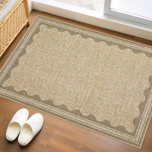 This Scalloped Door Mat drops 40%off