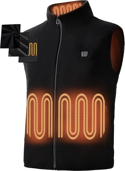 This Heated Vest with 3 heating levels & 6 zones is 50% off