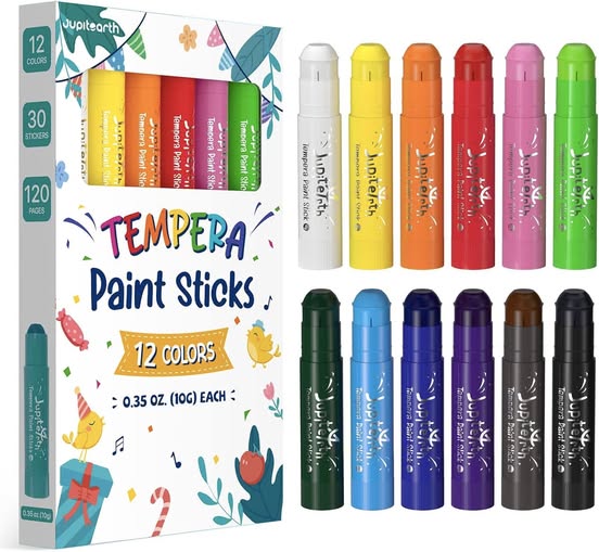 These paint sticks are perfect for kids’ crafts