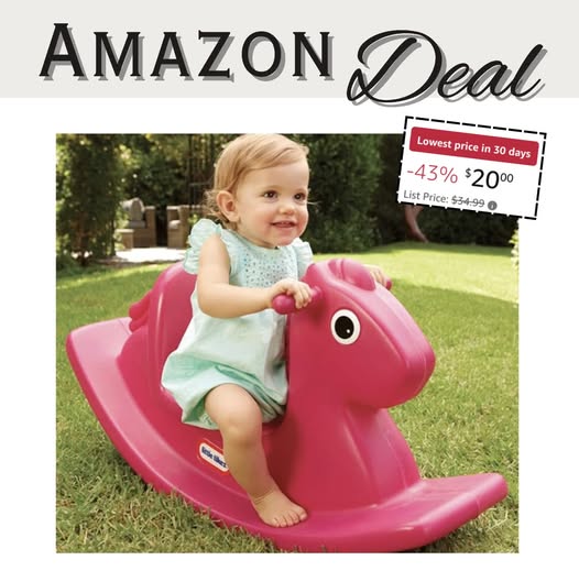 PRICE DROP on this Little Tykes rocking horse!!!