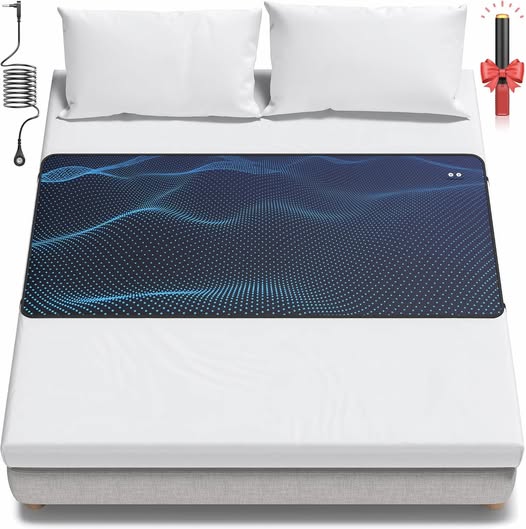 This grounding mat helps with sleep and relaxation