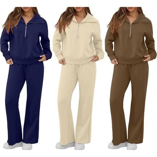 Women’s lounge sets cozy and cute.