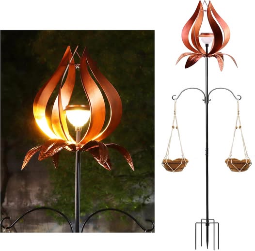 This beautiful garden wind spinners has a 35% off coupon!