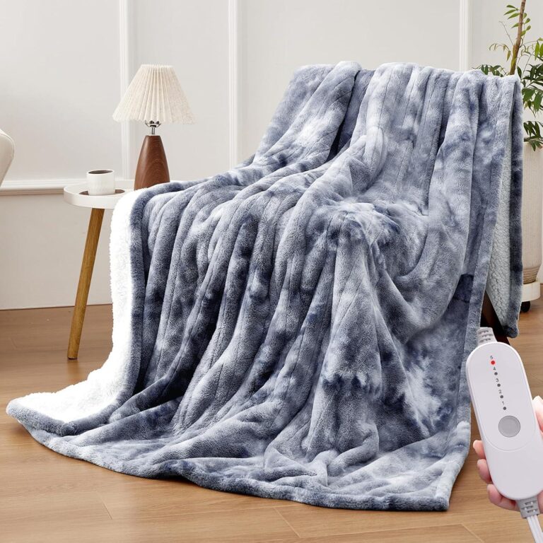 This Heated Blankets drops 50%off