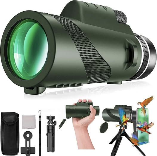 This 80×100 High Powered Monocular Telescope is 50% off