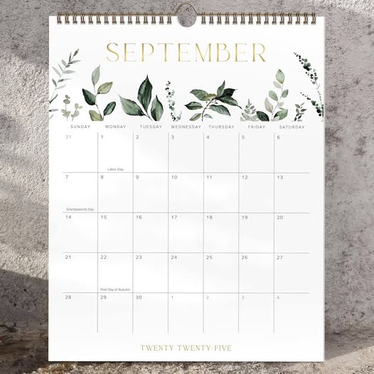 This Aesthetic 2025-2026 Wall Calendar is 50% off