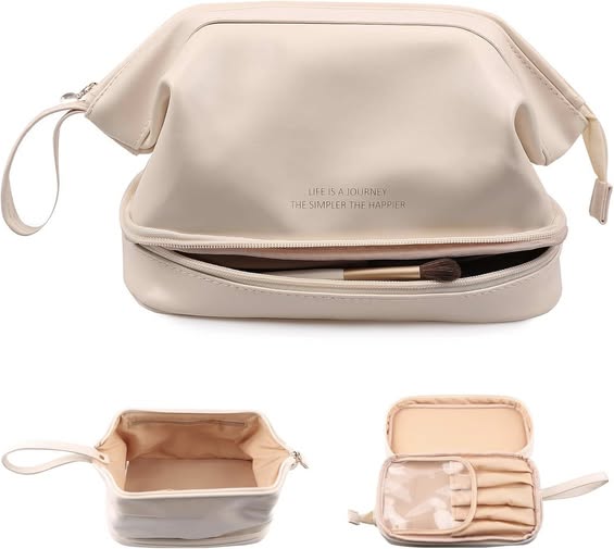 This travel makeup bag is dropping 50% off