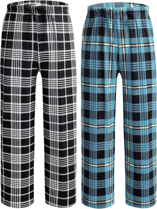 This 2 pack of boys pajama pants