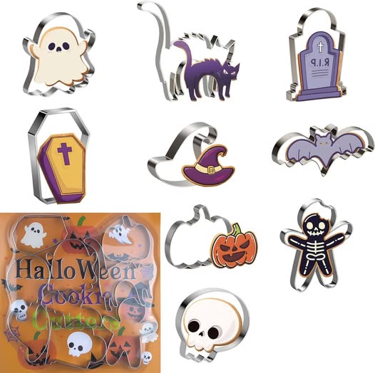 This Halloween cookie cutter set is 50% off
