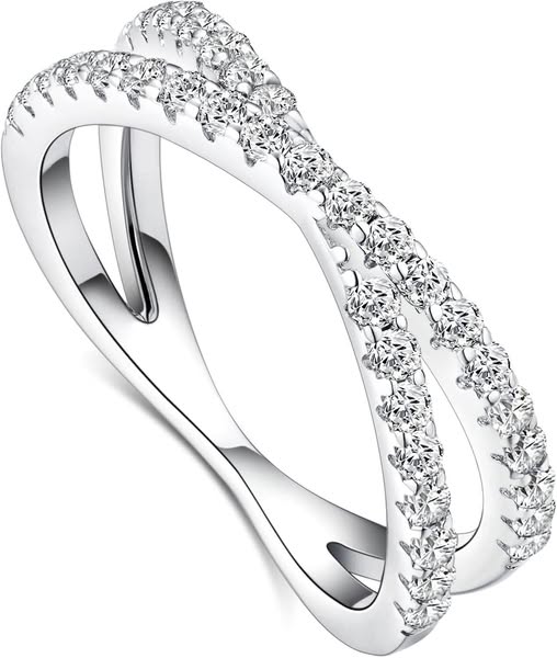 ONLY $20!!!!! This Gorgeous Moissanite Band drops 50%off