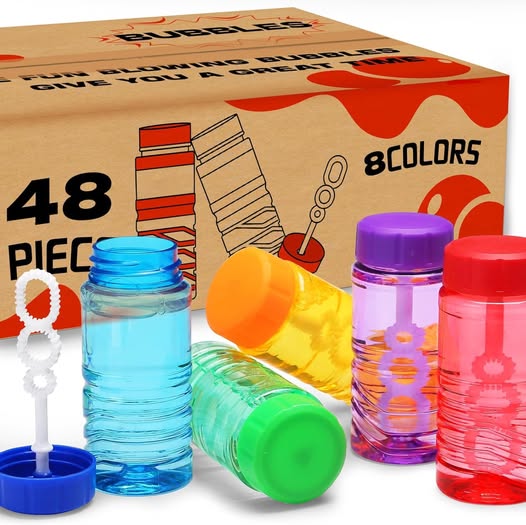 This 48 Pack of Bubble Bottles drops 40%off