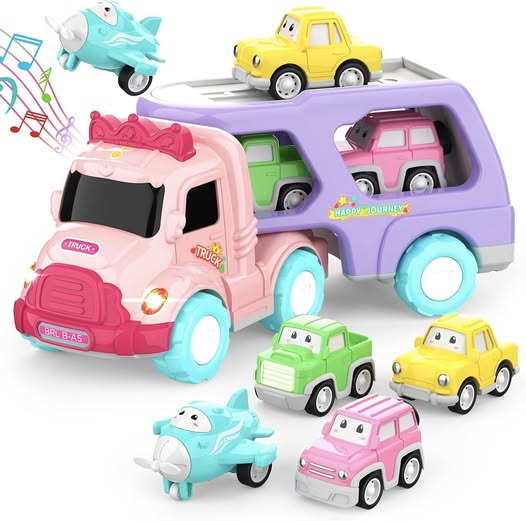 This 5-in-1 carrier truck toy is such a fun gift idea 40% off