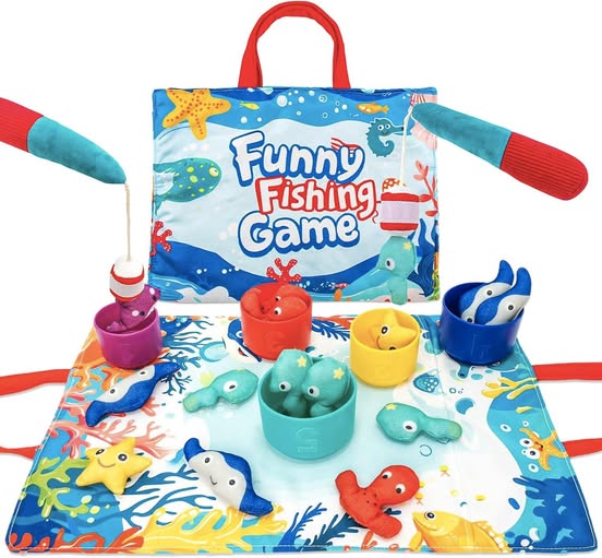 This fishing game is a fun Montessori toy for toddlers 63% off