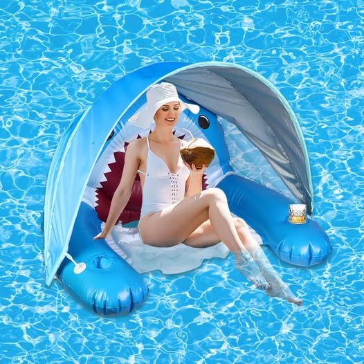 ONLY $11.50!!! This Shark Pool Floats drops 50%off