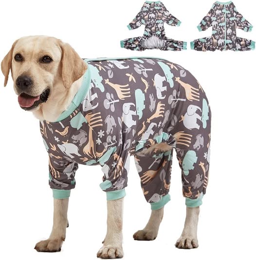 These ultra-soft dog pajamas are 50% off