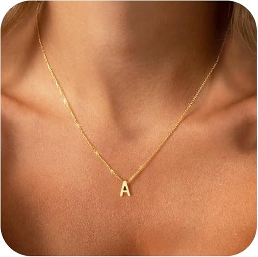 This Initial Necklace is 60% off