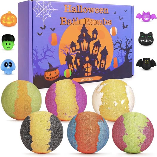 These Halloween bath bombs have surprises inside 60% off
