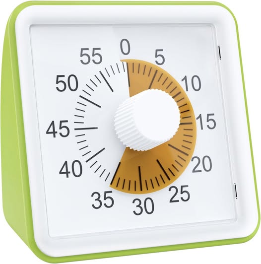 This 60-minute visual countdown timer is 50% off