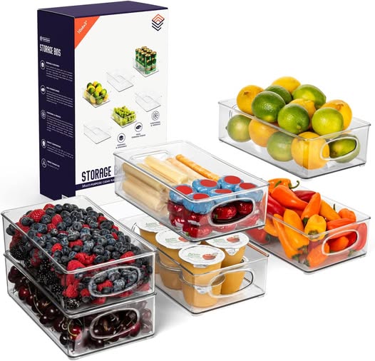 This ClearSpace Storage Bins (6 Pack) have a 50% off