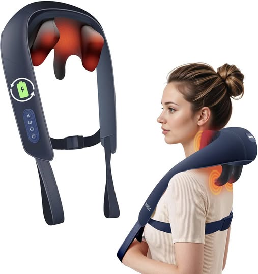 This Neck and Shoulder Massager with Heat is 50% off
