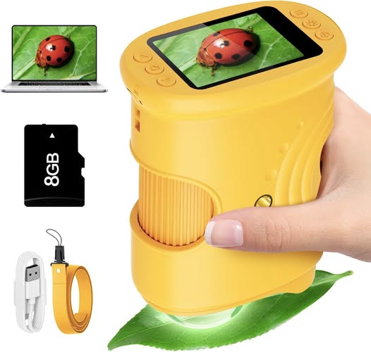 This Kids Digital Microscope is 50% off